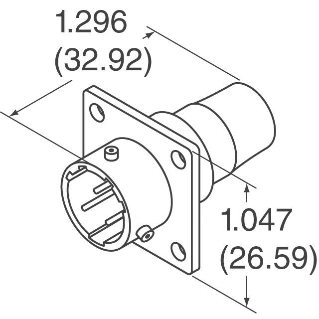 MS3122E-12-3P Amphenol Industrial Operations  Circular Connector Assemblies